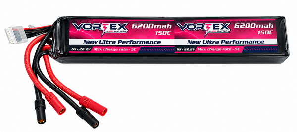 Vortex 12S 6200mah 150C - 700/800 helicopter size