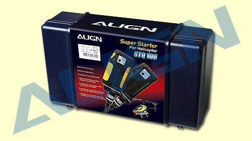 Align Super Starter For Helicopter- black color with Helicopter