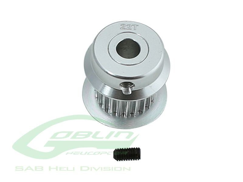 Aluminum Motor Pulley 22T - Goblin 380 IL420