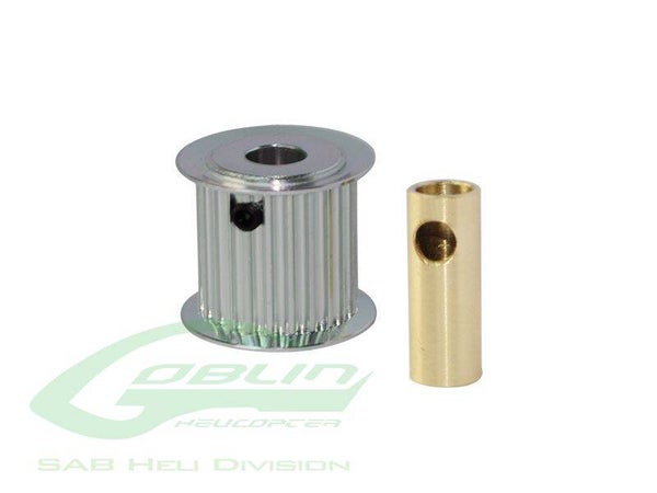 Aluminum Motor Pulley 22T (for 6/8mm motor shaft) - SAB IL700