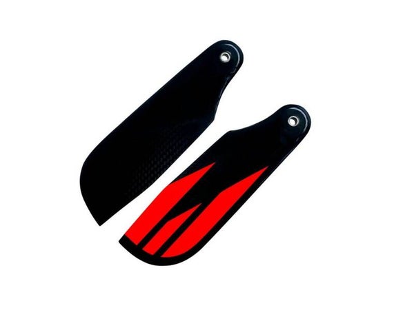 SAB Carbon Fiber Tail Blade 72mm Orange IL420