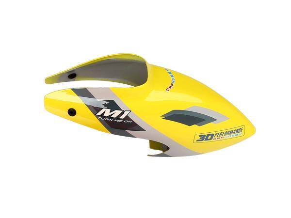 OMPHOBBY M1 EVO Canopy set-Racing Yellow # OSHM1210Y