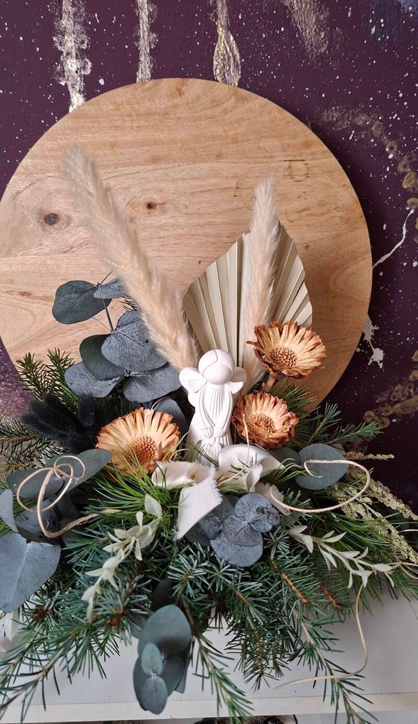 Allerheiligengesteck Strohblume