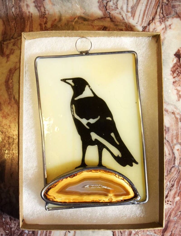 Small fused Raven in gift box.