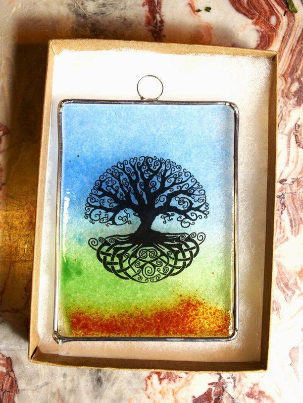 Small fused Tree of Life in gift box.