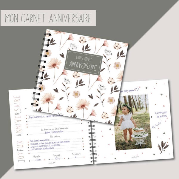 Carnet Anniversaire _ Coton