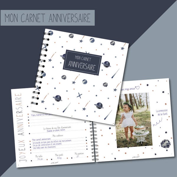 Carnet Anniversaire _ Espace