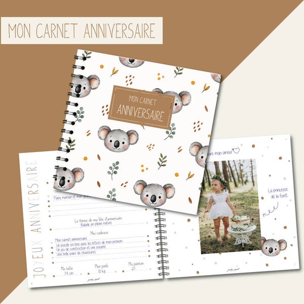 Carnet Anniversaire _ Koala