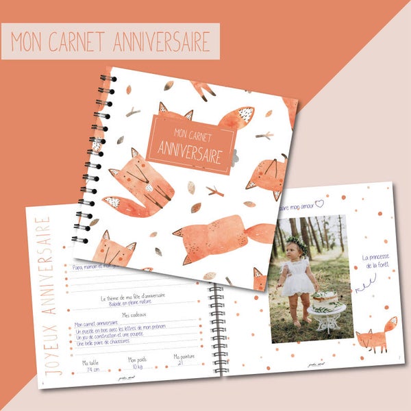 Carnet Anniversaire _ Renard