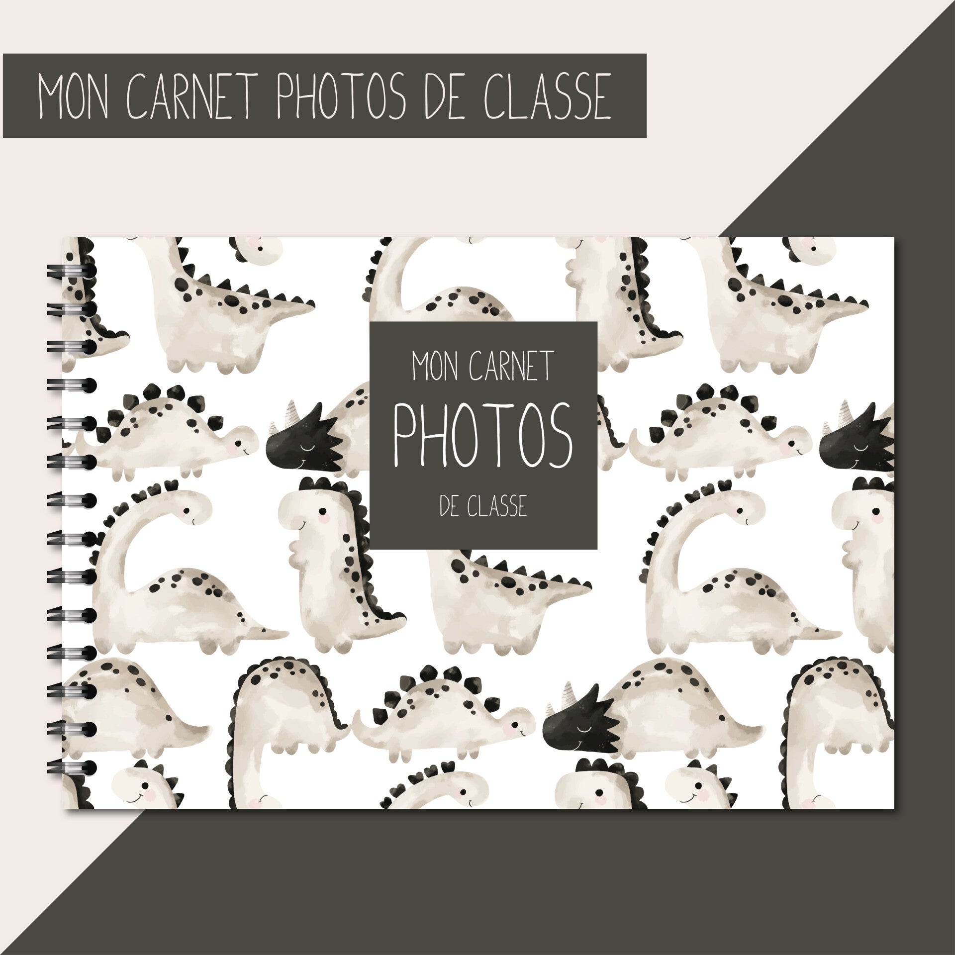 Carnet photos de classe _ Dinosaure