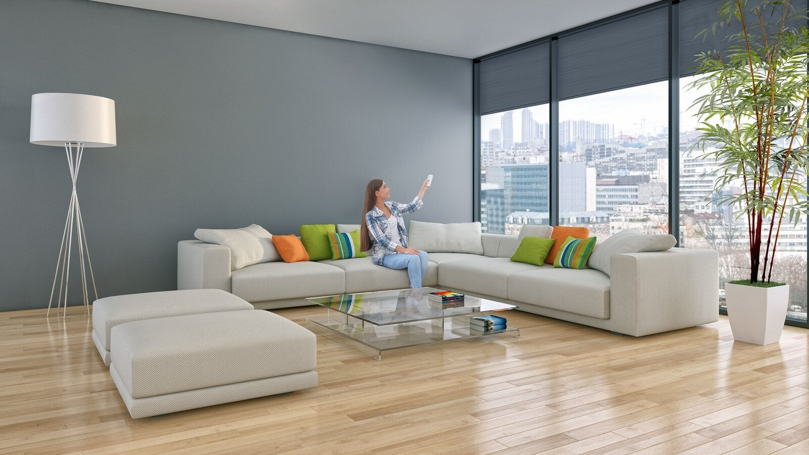 Rollläden von innen gesehen