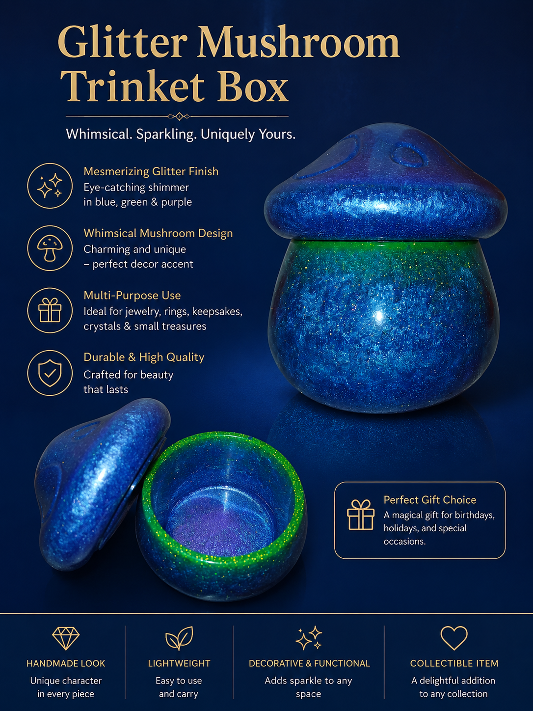 Mushroom Trinket Bowl