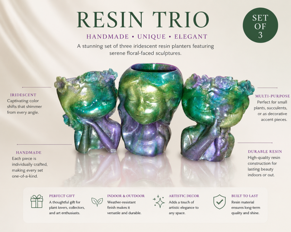 Planter/Trinket Bowl Trio