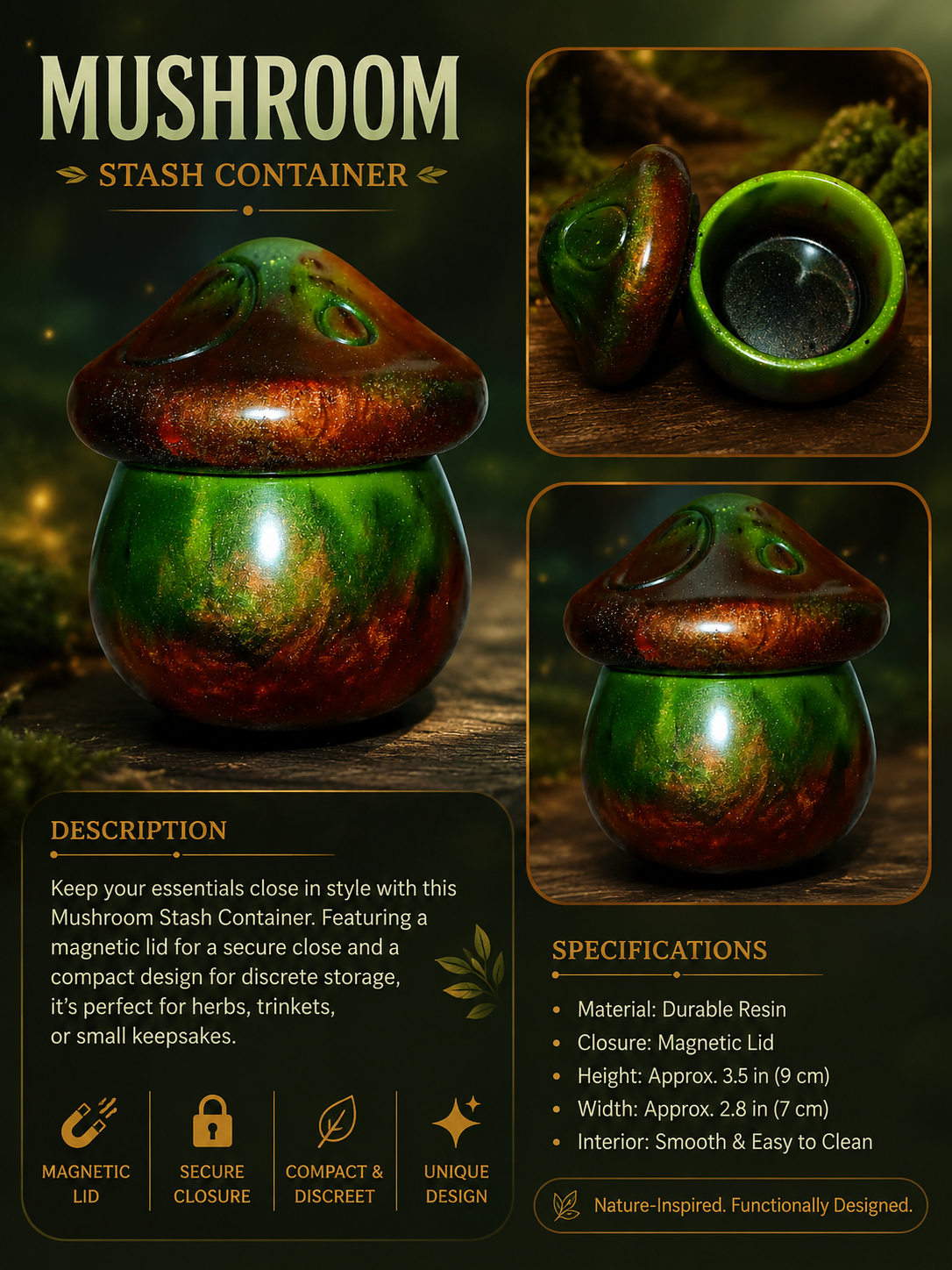 Mushroom Trinket Bowl
