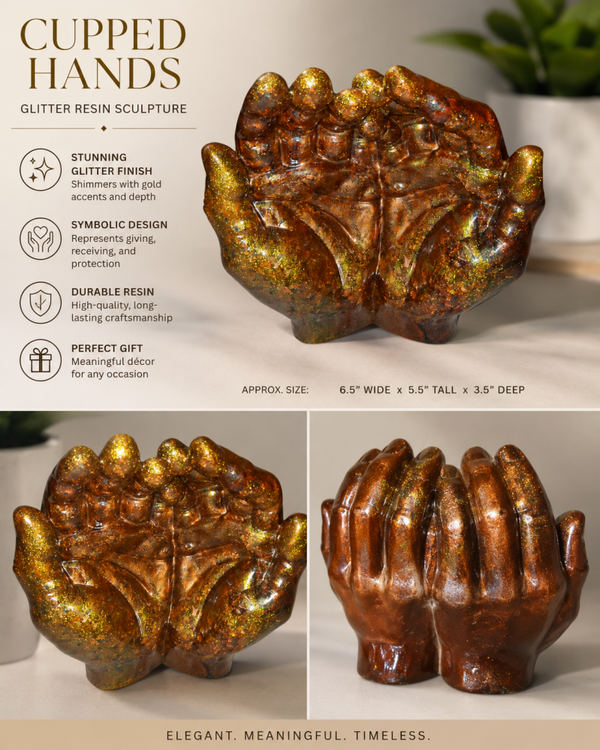 Open Hands Cache Bowl