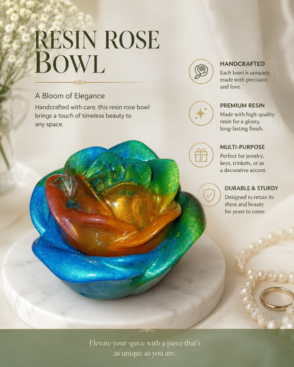 Rose Blossom Trinket Bowl