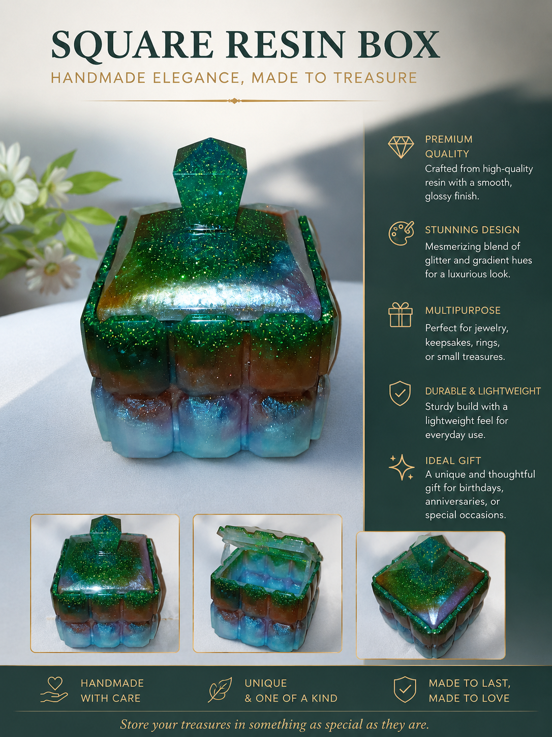 Square Trinket Box