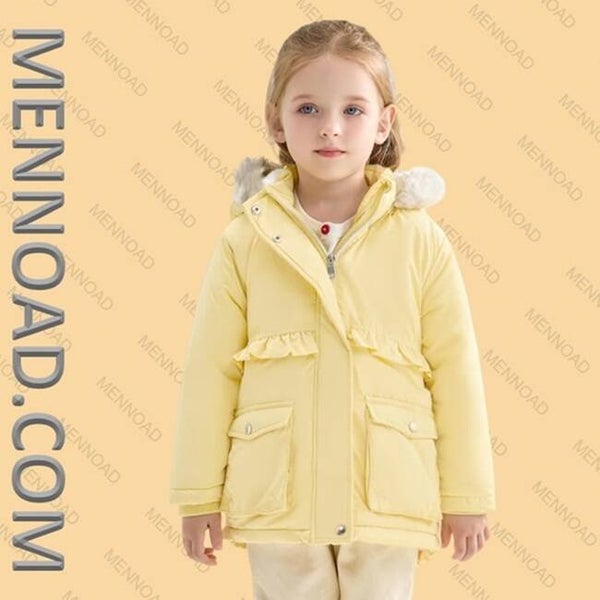 Meisjes Winterjas met Bontkap - 6 Jaar