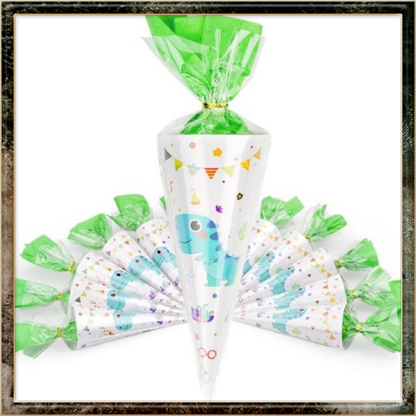 24 Dinosaurus uitdeel punt zakjes