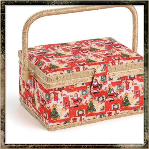 Naaikistje met Organizer voor Naaigaren  30 x 23 x 12 x 16 cm