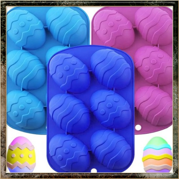 3 Paaseieren siliconen mal