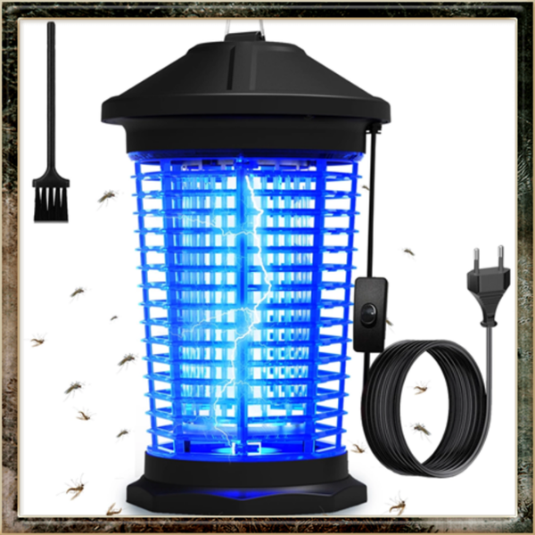 Elektrische insectenverdelger met schakelaar en 2m kabel, 20W 4500V UV