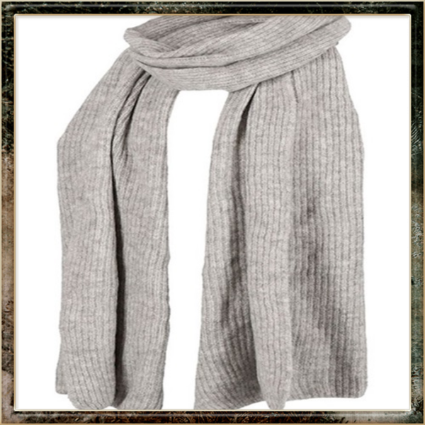 Winter Sjaal Grijs Effen Sjaal Grijs Dames Sjaal Grijs