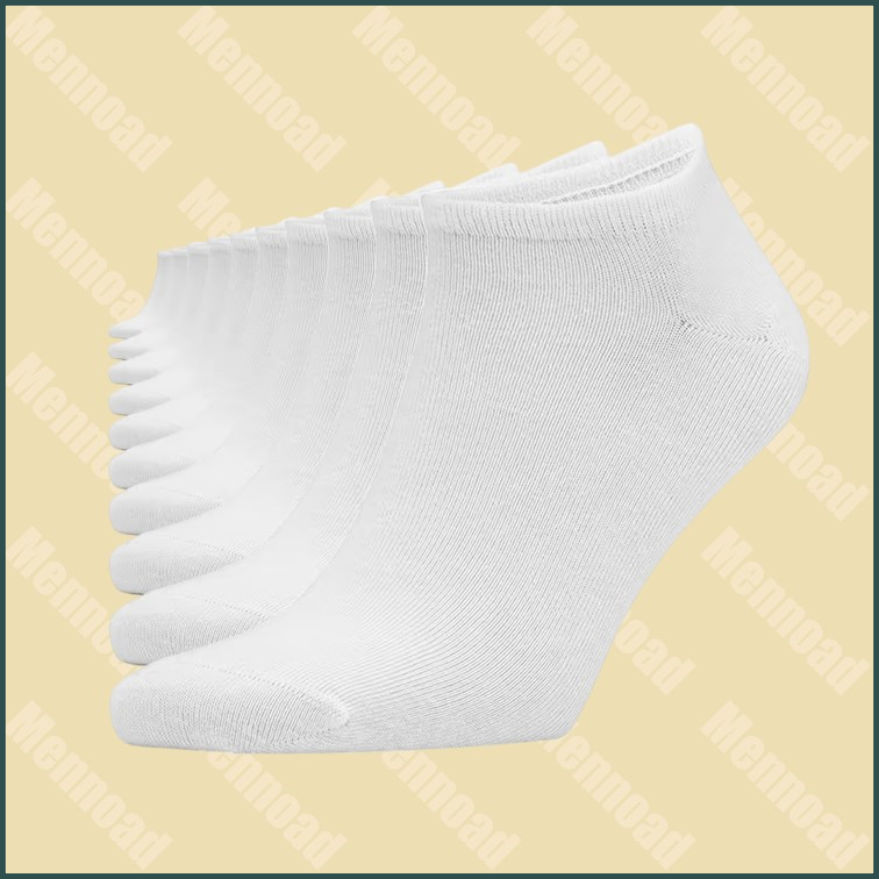 Witte Enkelsokken - Comfortabel en Ademend 12 paar 38/42