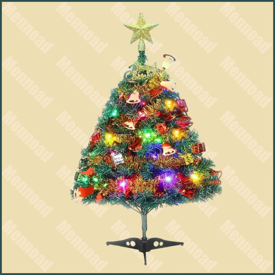 Kerstboom 60cm Kunstkerstboom met verlichting en decoratie's