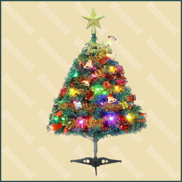 Kerstboom 60cm Kunstkerstboom met verlichting en decoratie's