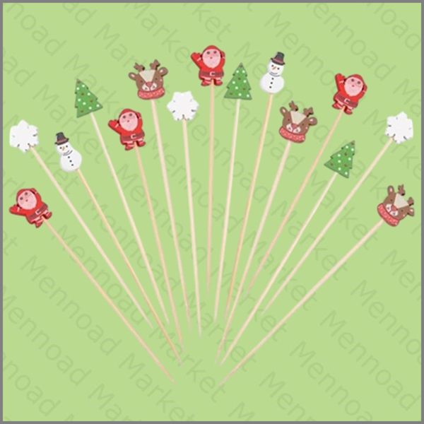 Kerst Cocktail Prikkers 100 stuks (15cm)