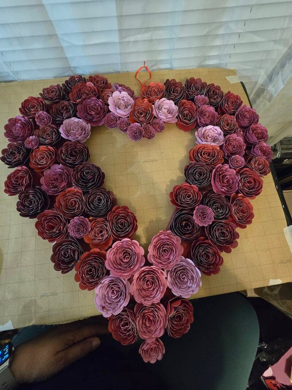 Valentine Door Wreath