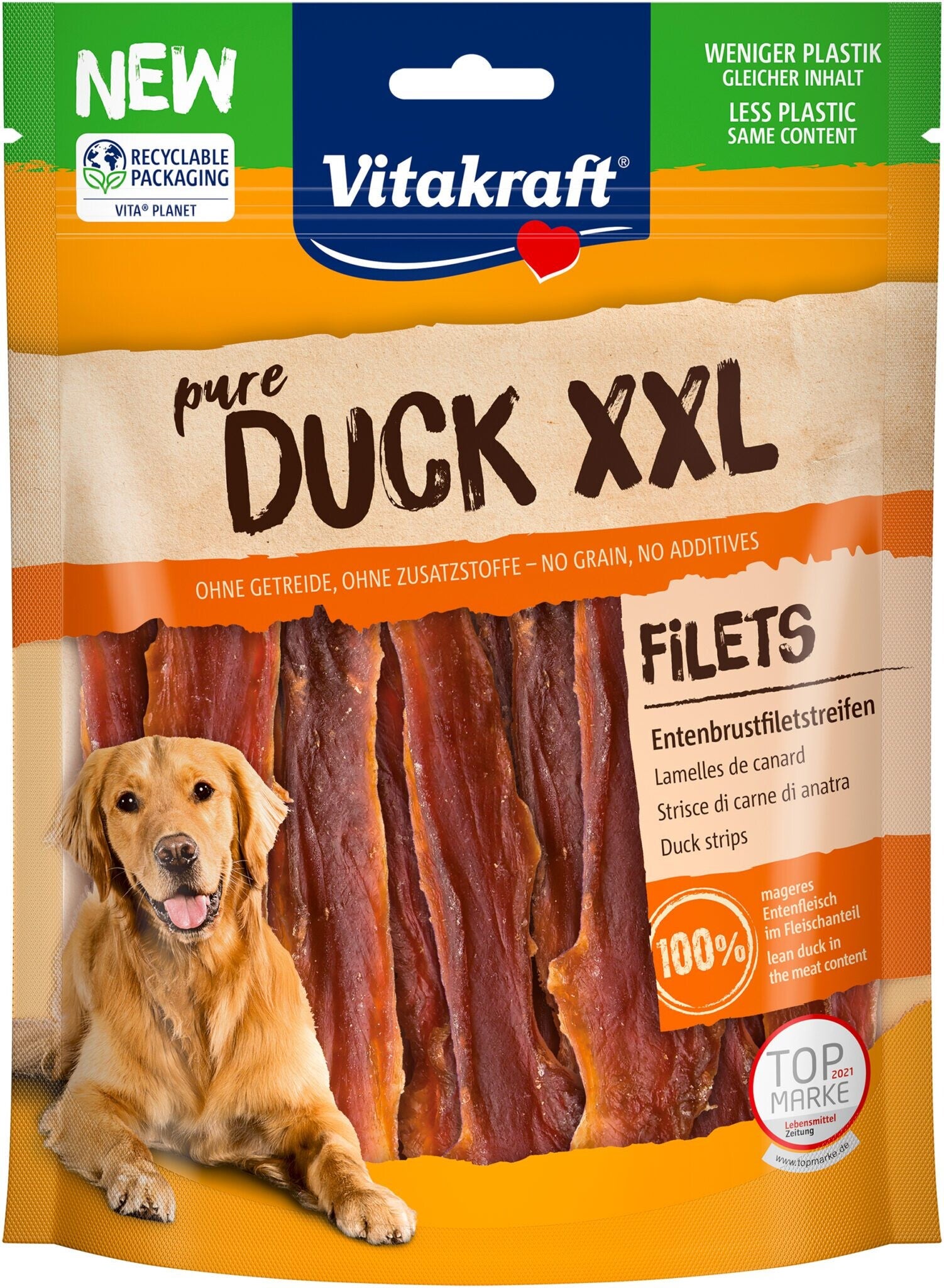 Vitakraft pure xxl eendenfilet