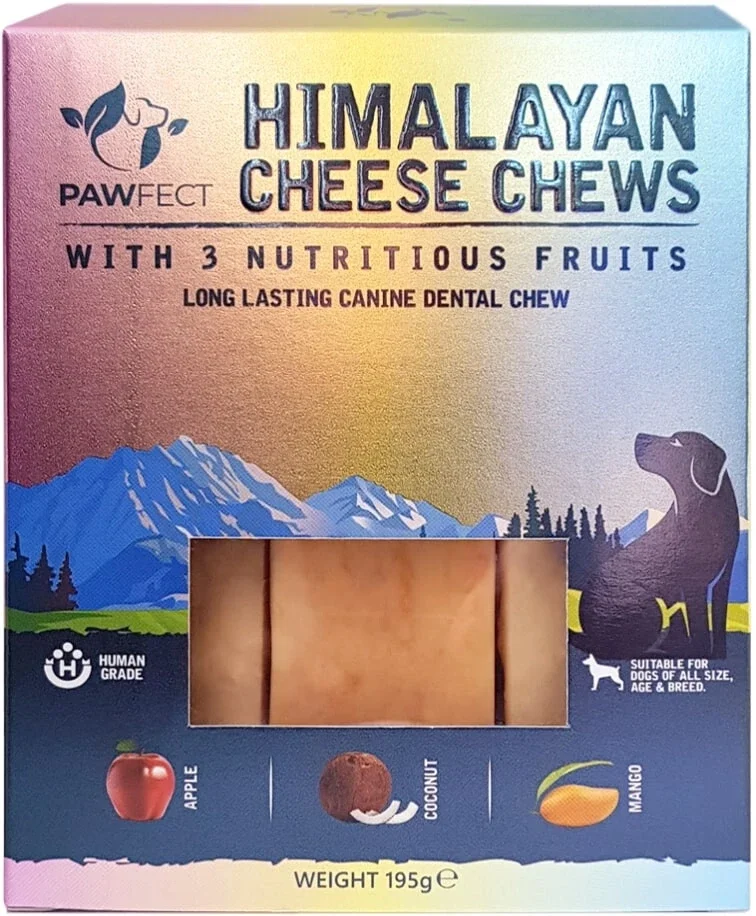 Pawfect cheese chew met fruit 3 x 65gr