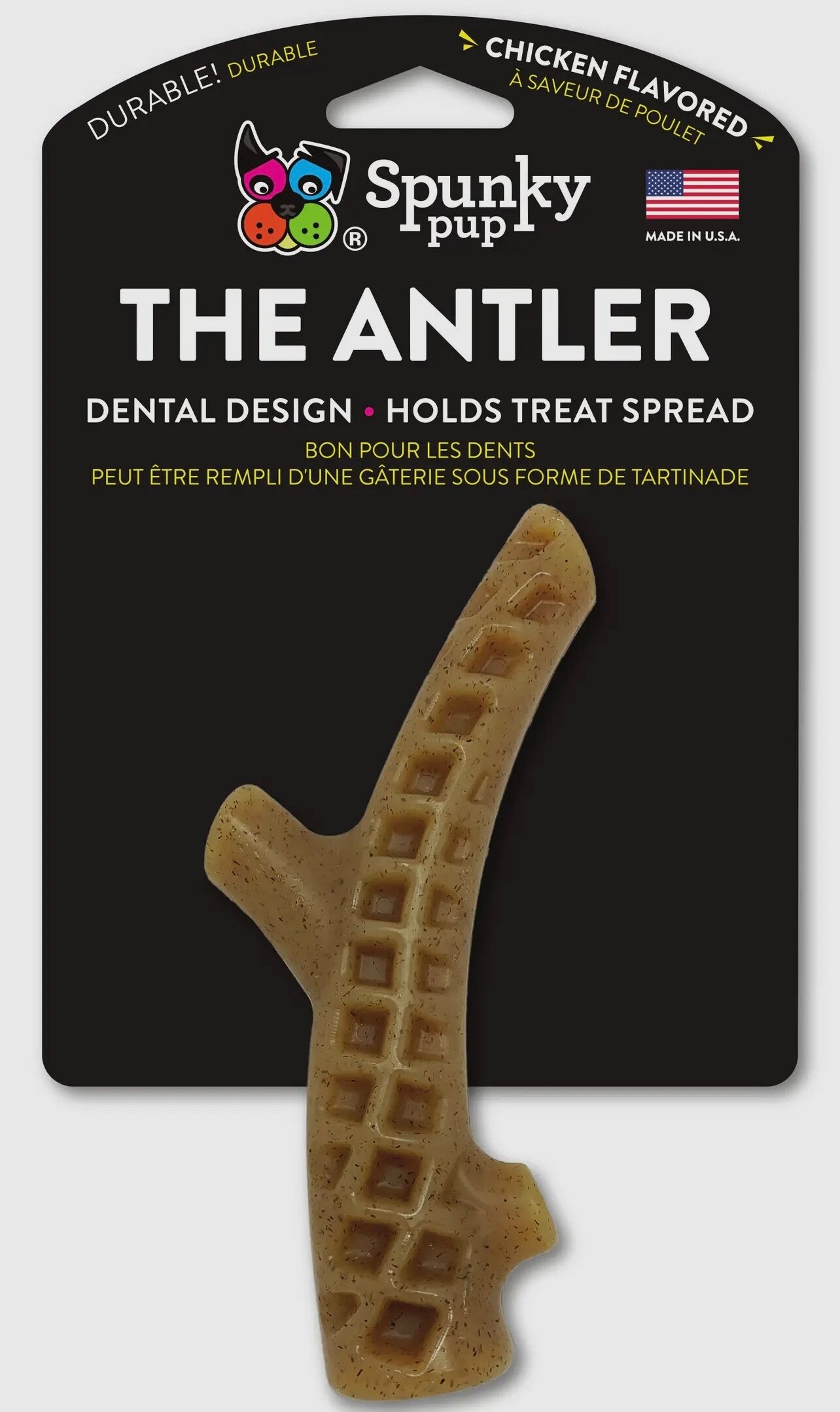 Spunky pup Nylon antler collectie