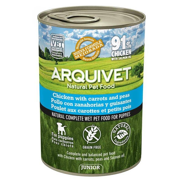 Arquivet Natvoer junior kip 400gr