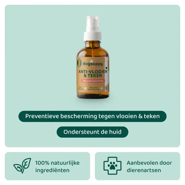 Dogsuppy Anti-vlooien & teken spray