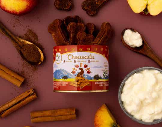Pawfect kaaskoekjes appel en kaneel 100gr