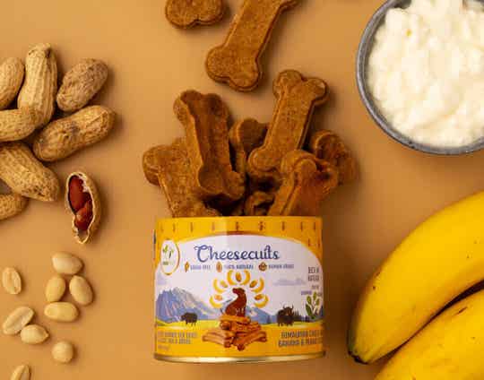 Pawfect kaaskoekjes banaan en pinda 100gr