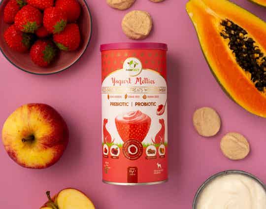 Pawfect yoghurtsnack met aardbei 38gr