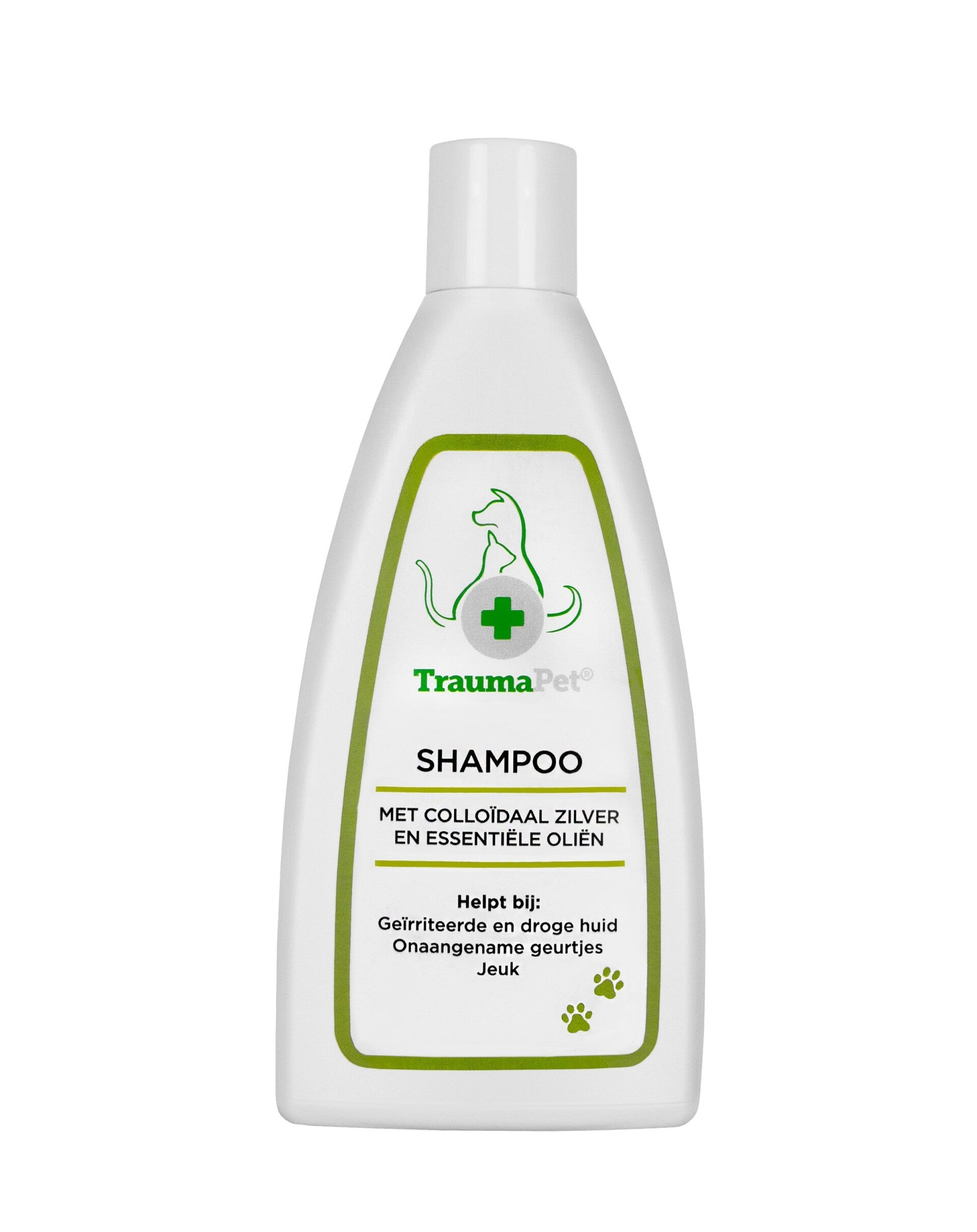 Traumapet shampoo met colloïdaal zilveren essentiële oliën