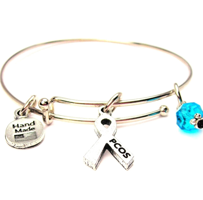 PCOS armbandje met hangertjes