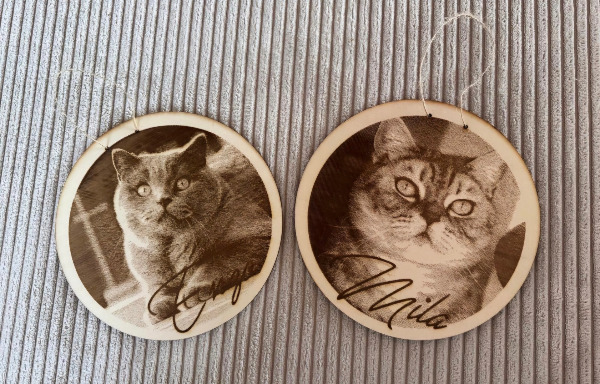 Haustierporträt auf Holzschild – treuer Begleiter in einzigartigem Design