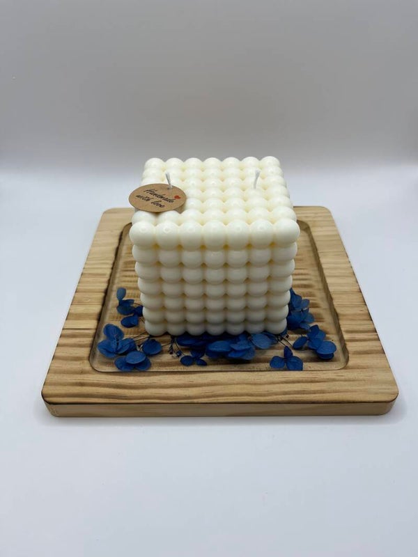 Pure Eleganz - Bubblekerze im modernen Design (Kopie)