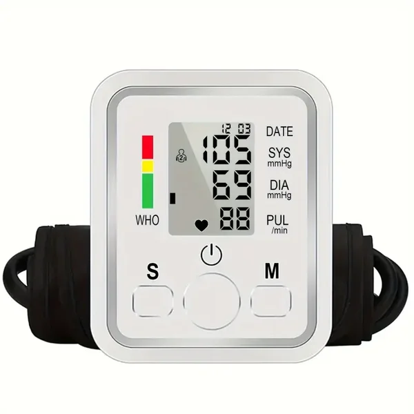Automatic Blood Pressure Monitor | Digital BP Monitor for Home Health Tracking