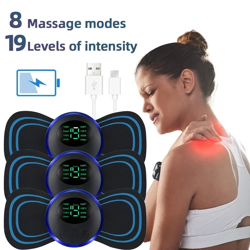 Portable Muscle Stimulator for Neck, Back, Shoulders & Legs