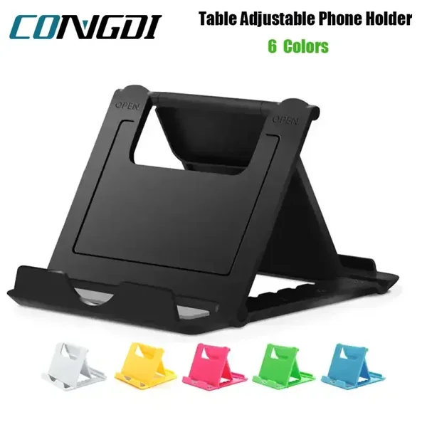 Adjustable Foldable Phone & Tablet Stand | Universal Desktop Holder for iPhone, iPad, Samsung, Xiaomi & Huawei