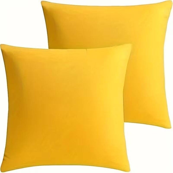 Sofa Cushion Covers – Soft Decorative Cushion Covers with Zipper Closure, Single-Sided Print, Machine Washable
