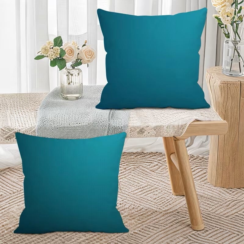 Sofa Cushion Covers – Soft Decorative Cushion Covers with Zipper Closure, Single-Sided Print, Machine Washable