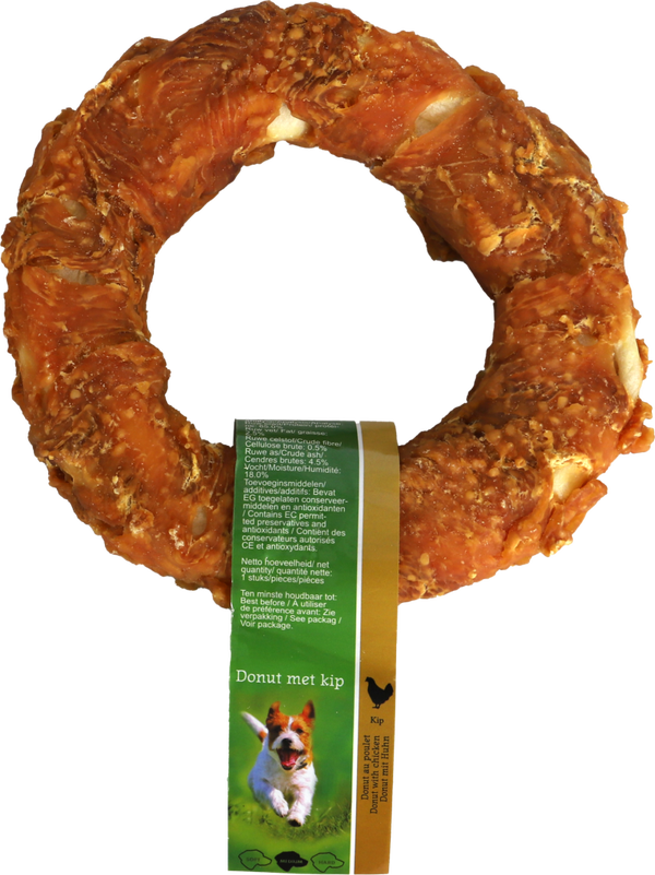 Donut met kip - 16 cm.